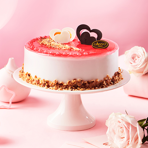 8号粉红心情冰淇淋蛋糕